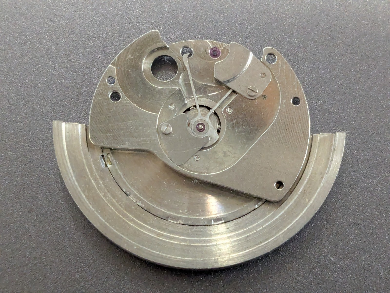 UT Unitas Automatic Watch Rotor Partial Winding Assy – Oscillating Weight – Used