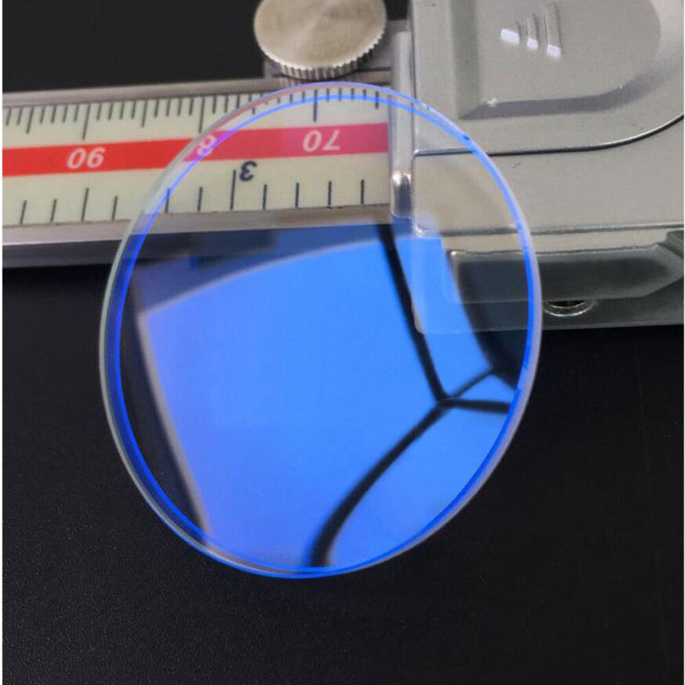 AR Blue 1.2/1.5/2.0mm Thick Double Dome Mineral Watch Glass Crystal Replacement