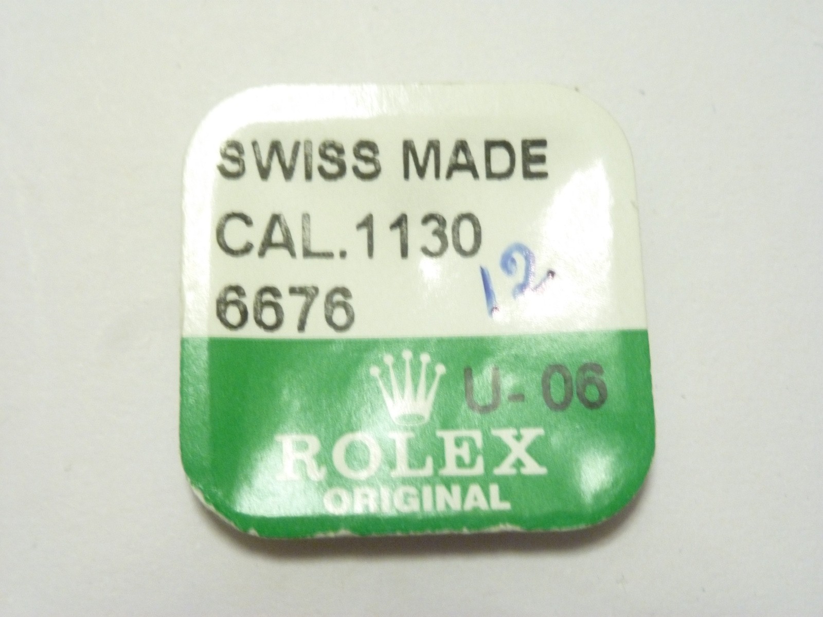 Rolex 1130 6676 Sweep Second Pinion Center Second Pinion NOS Package Original