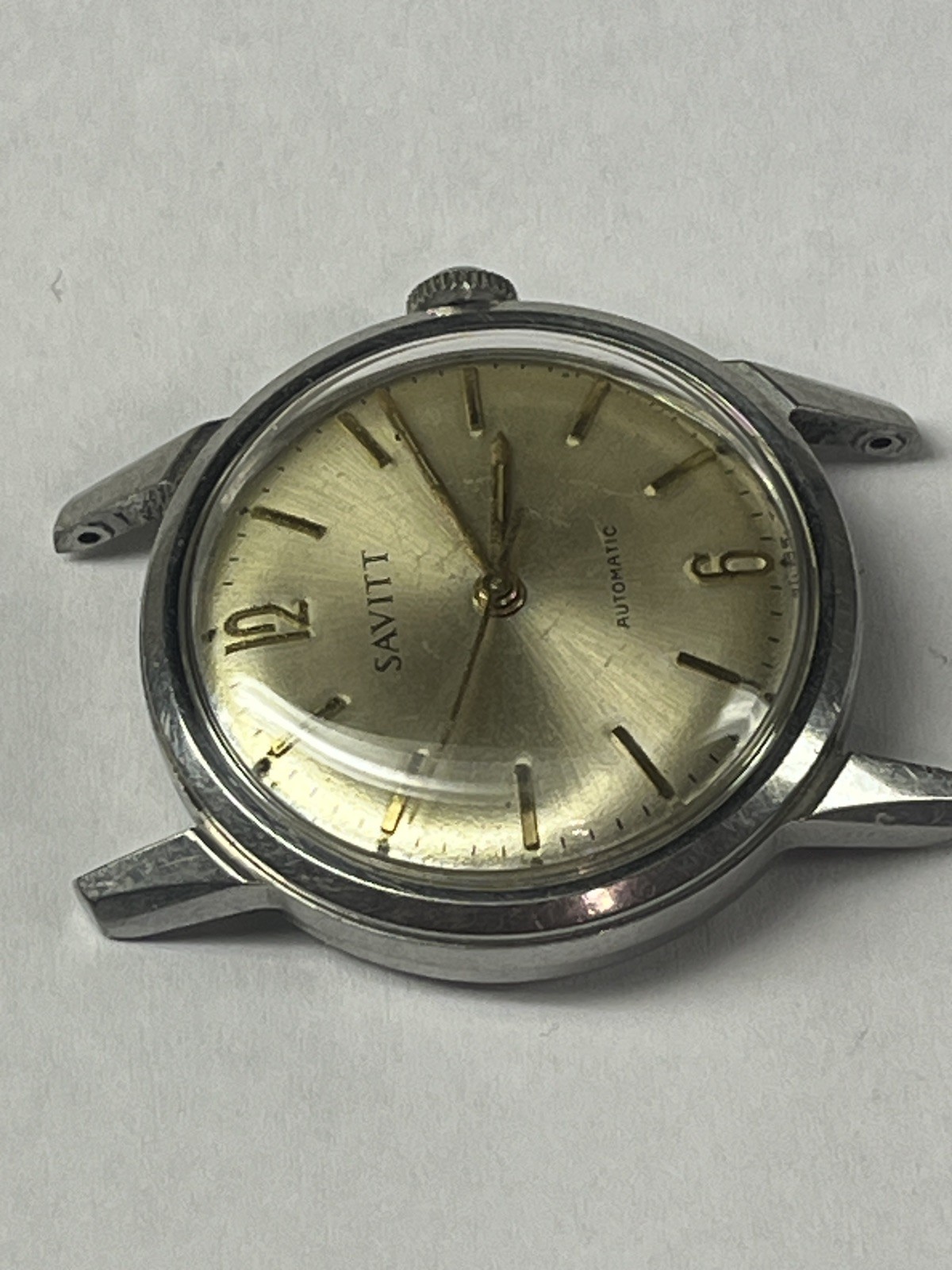 Vintage Savitt 17J Automatic Wristwatch Eta 2451 Movement Runs