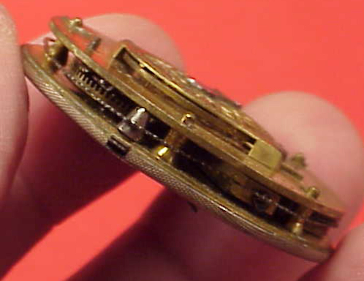Vintage 38MM CHRISTOPHER GOLLING IN WIEN VERGE FUSEE POCKET WATCH MOVEMENT