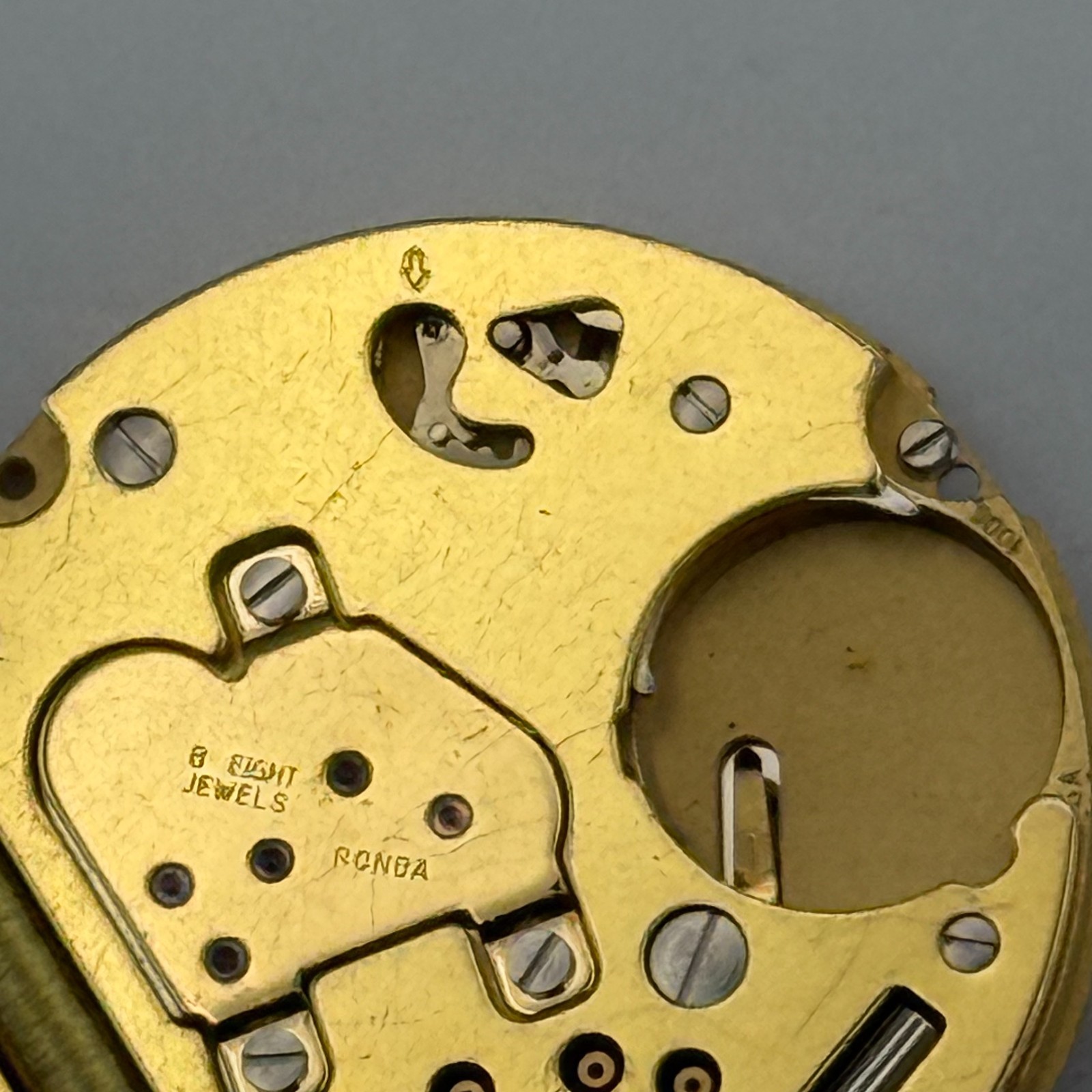 Ronda 1006 Watch Movement Quartz Swiss Date 8 Jewels Vintage Parts Repair 23.8mm