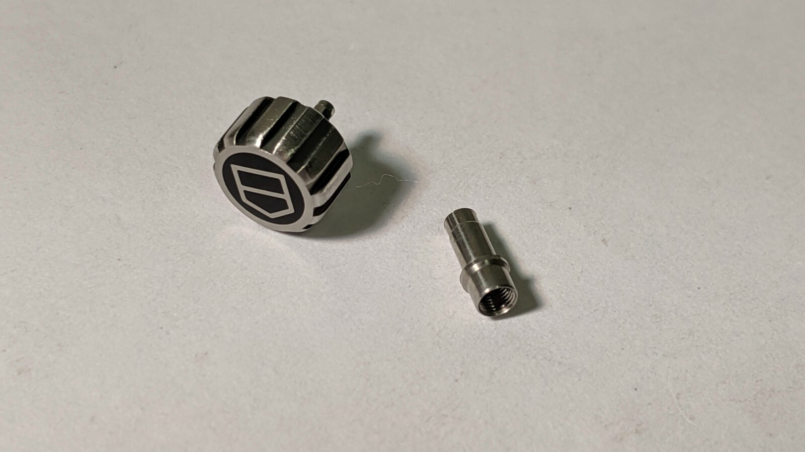 Unbranded Swiss Made fr CROWN Tag S/S & BLACK Cav7802 tube apprx 7.6mm SCREWdown