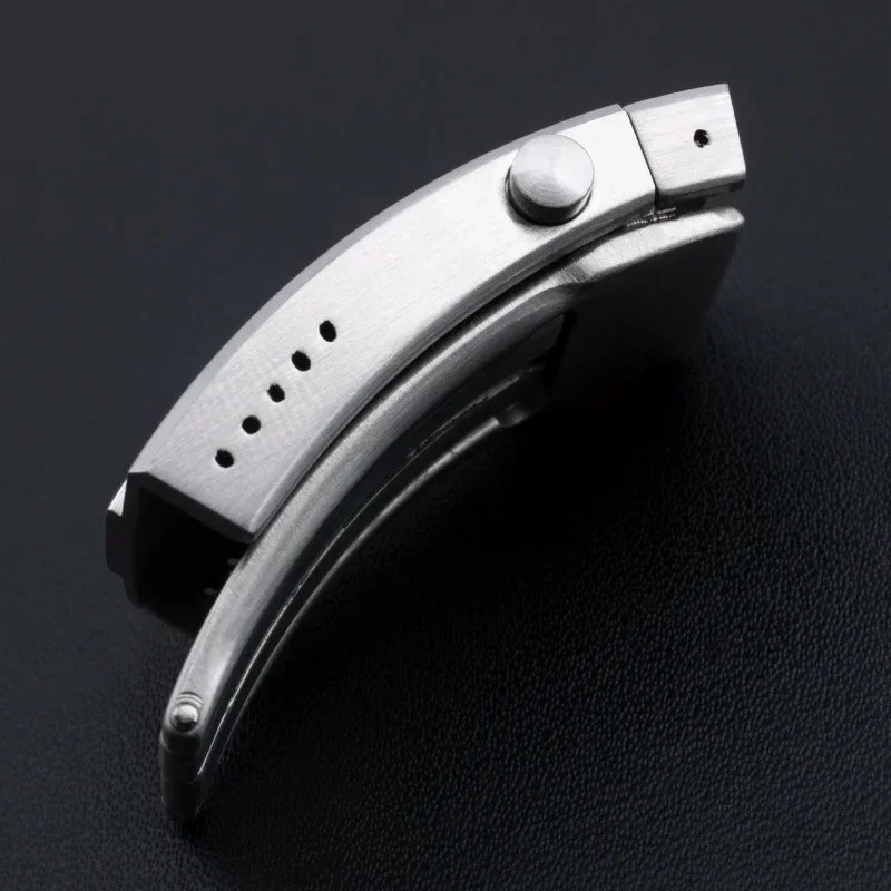 18 20mm Adjustbale SS Metal Fold Deployment Clasp For Breitling Strap Band