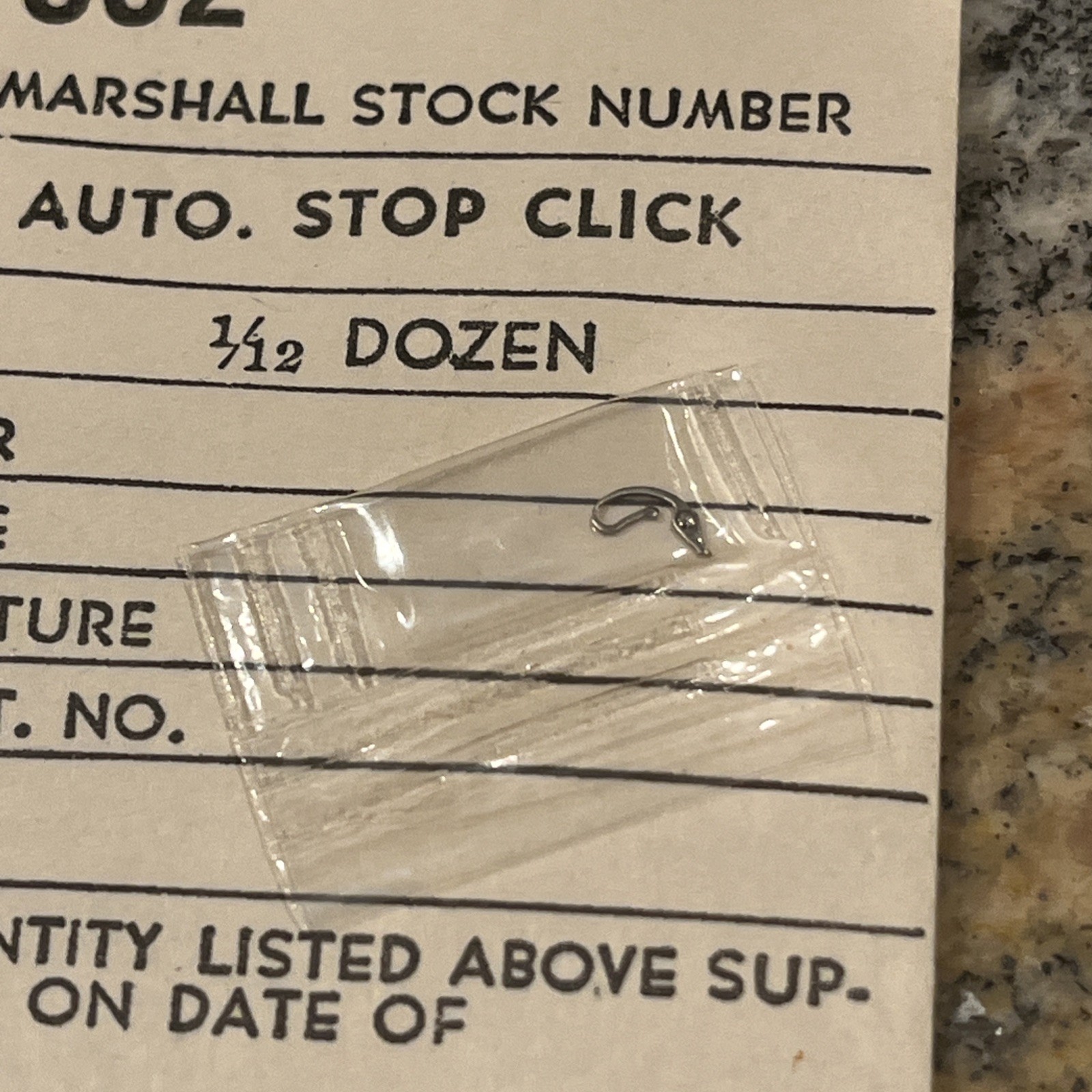 Felsa Cal 382 Auto Stop Click Replacement Watch Part