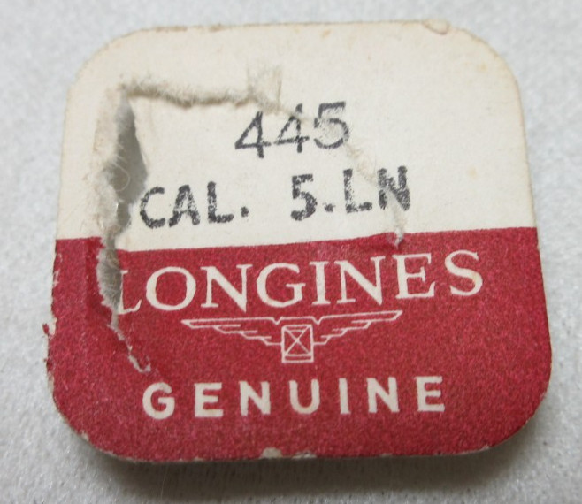 LONGINES WATCH SET BRIDGE 445 CAL 5LN WATCHMAKER REPLACEMENT PART #281
