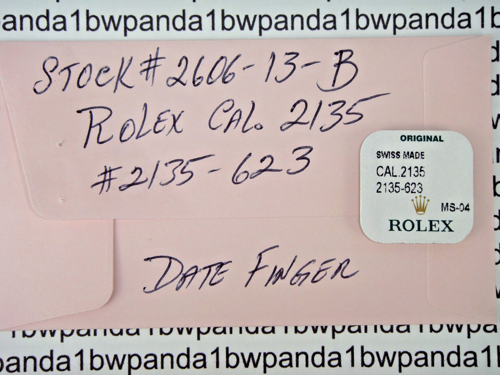 OEM Rolex Datejust Cal. 2135-623 Date Finger =Brand New==Genuine Factory Sealed=