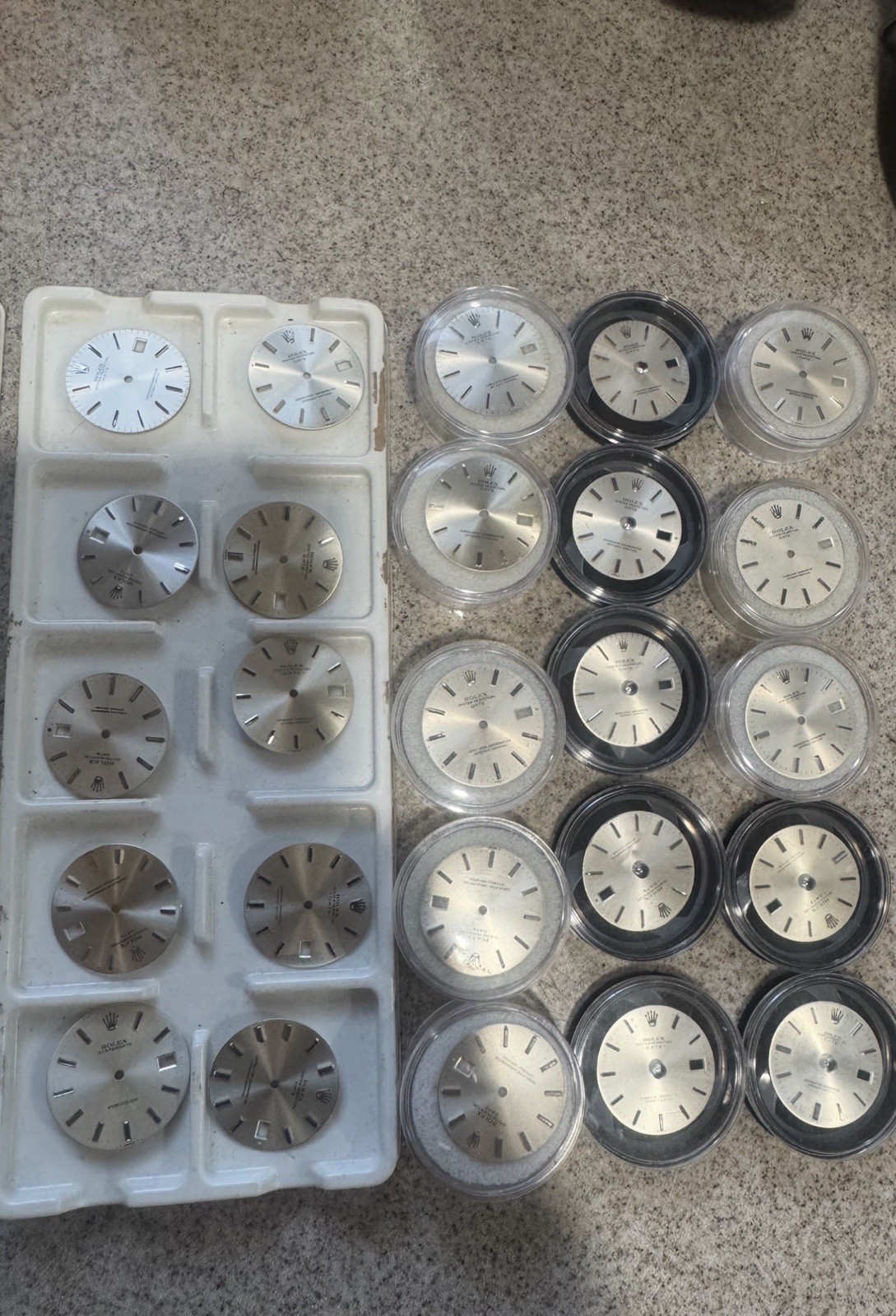 Rolex 1500 1501Dial 25 Piece Lot
