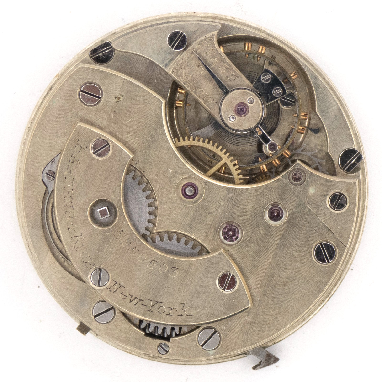 Bartens & Rice 32.4 x 7.9 mm Lever-Set Antique Pocket Watch Movement