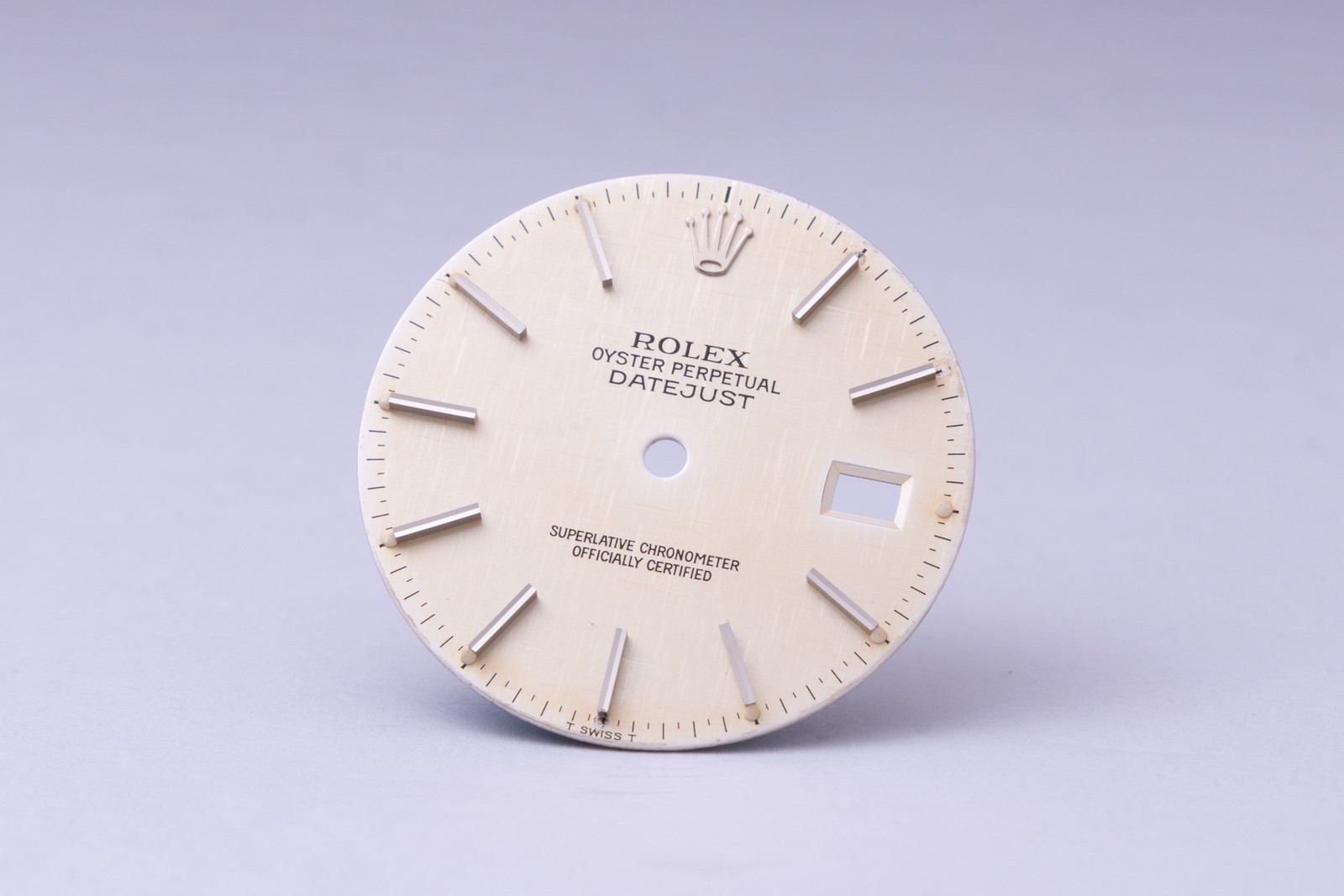 Rolex Datejust Faded Silver Lemon Linen Dial for model 16014 FCD29931