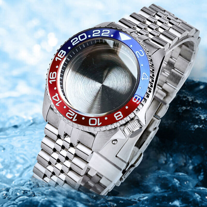 Domed Sapphire 200M Waterproof 41mm SKX Diver Watch Caase Steel for NH35 NH34 PT
