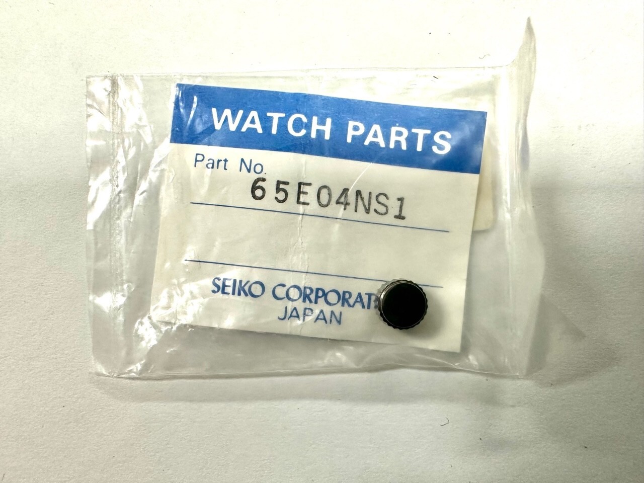 SEIKO 65E04NS1 for 6159-7000 6159-7001 CROWN SS NEW OLD STOCK VINTAGE