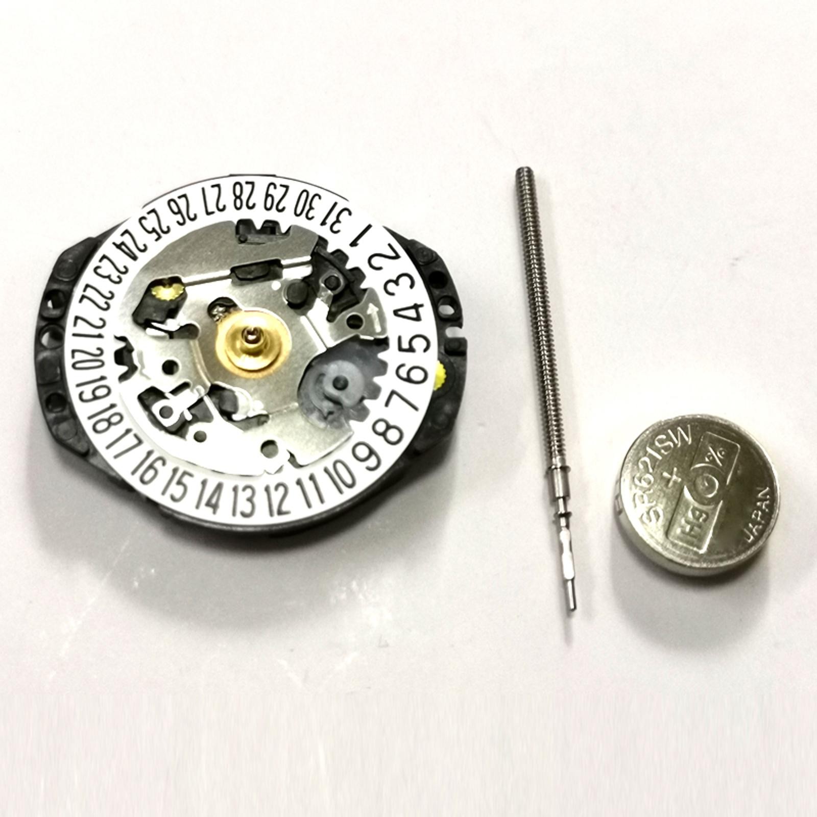 3-Hand Single Calendar Date @ 6 Quartz Watch Movement Kit for Japan VX82 VX82E r