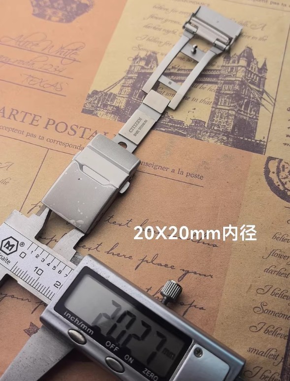 CITIZEN 20mm*20mm base CB0171/ 18mm*18mm clasp TITANIUM clasp