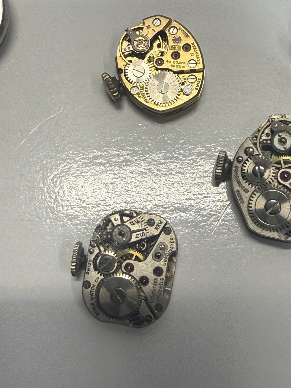 Vintage Wristwatch Bulova/Elgin/Waltham/Buren/Rima/Belforte Movements Lot