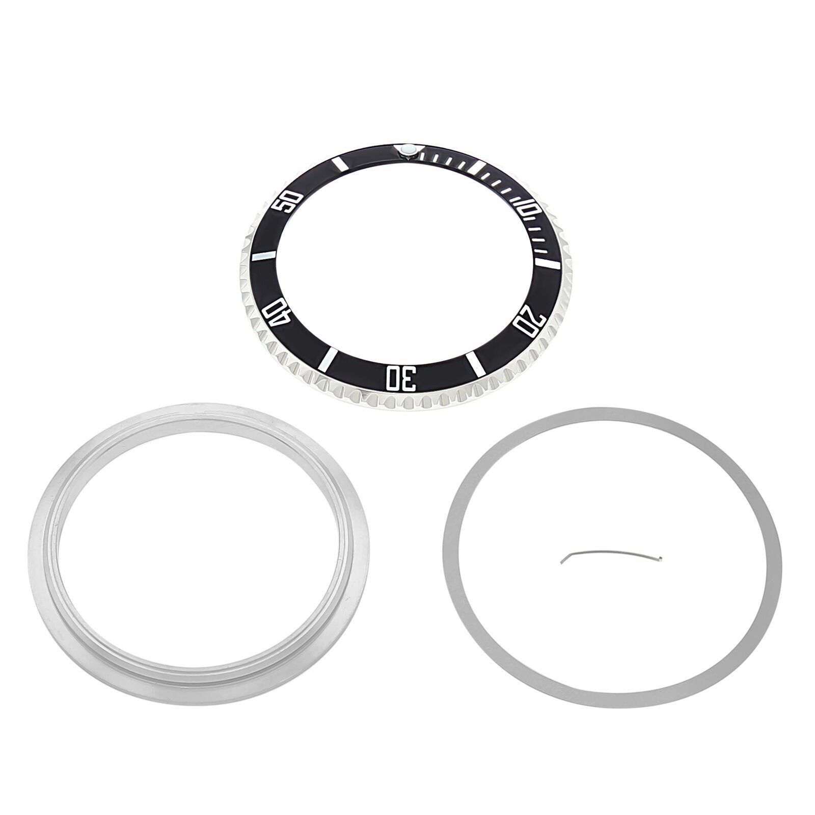ROTATING BEZEL + RETAINING/SPRING/INSERT FOR ROLEX SUBMARINER 16800 16610 16613