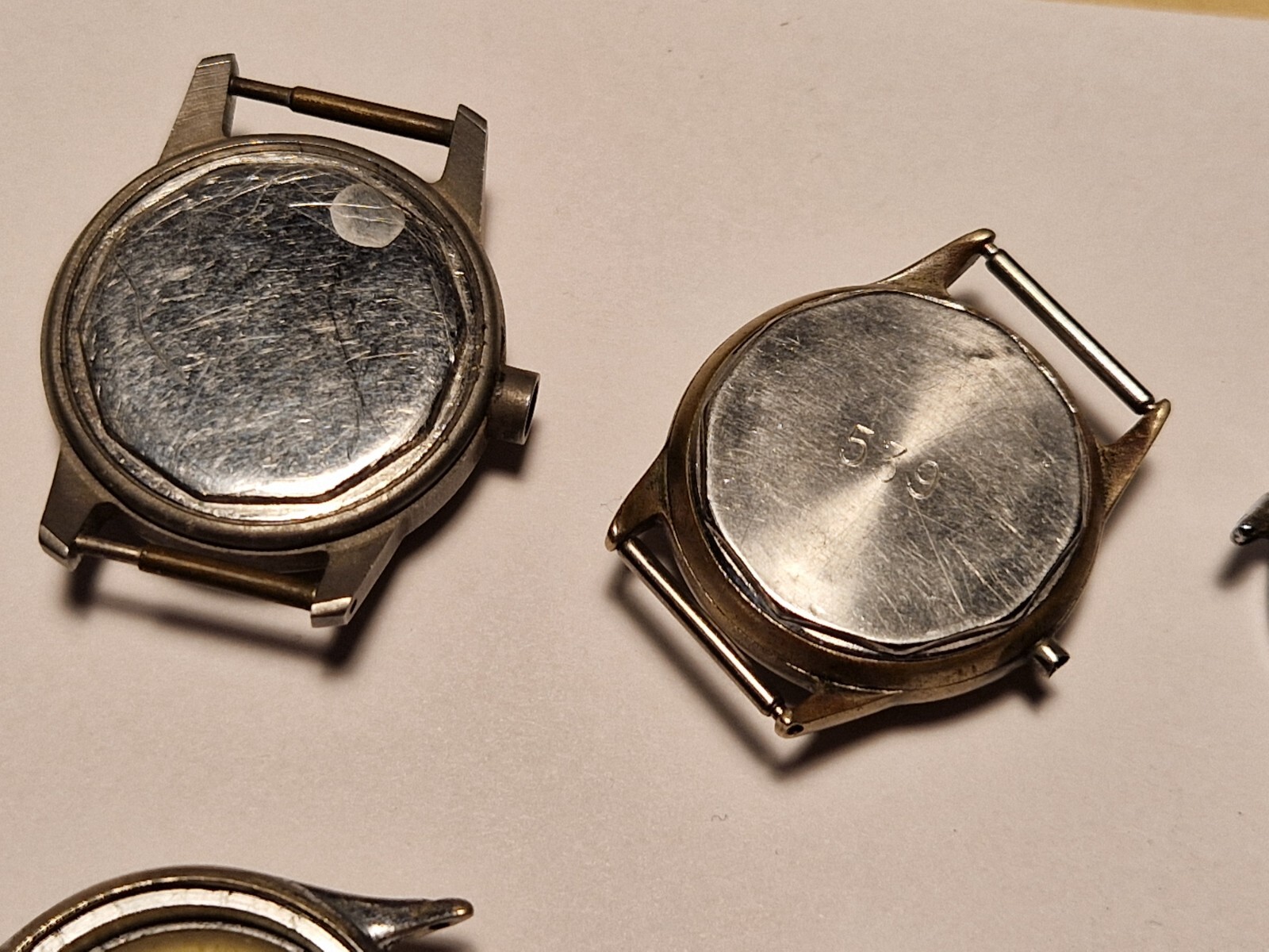 Military US Vintage Vietnam war Watch case part Bulova Elgin Waltham Benrus USA.