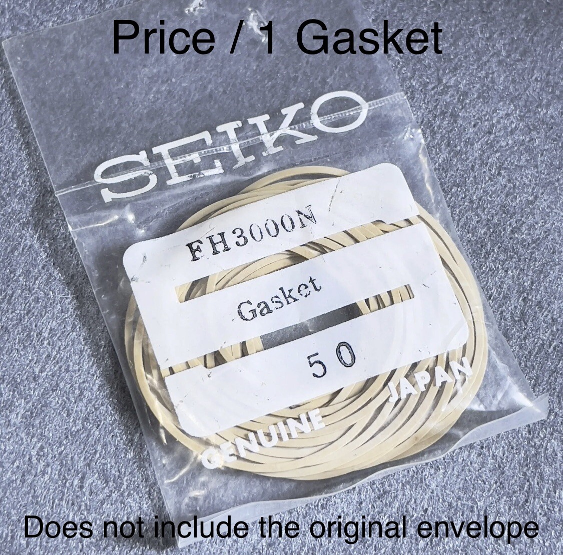 ORIGINAL GLASS GASKET SEIKO6218-8000 8306-8090 8306-9030 8346-8040 8346-9000 ETC