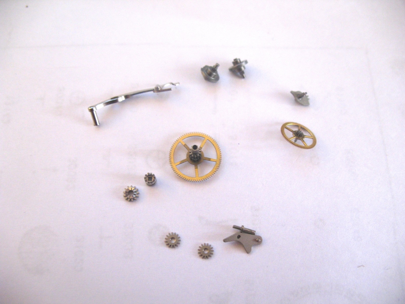 LONGINES 30CH CHRONOGRAPH ASSORTED WATCH MOVEMENT PARTS