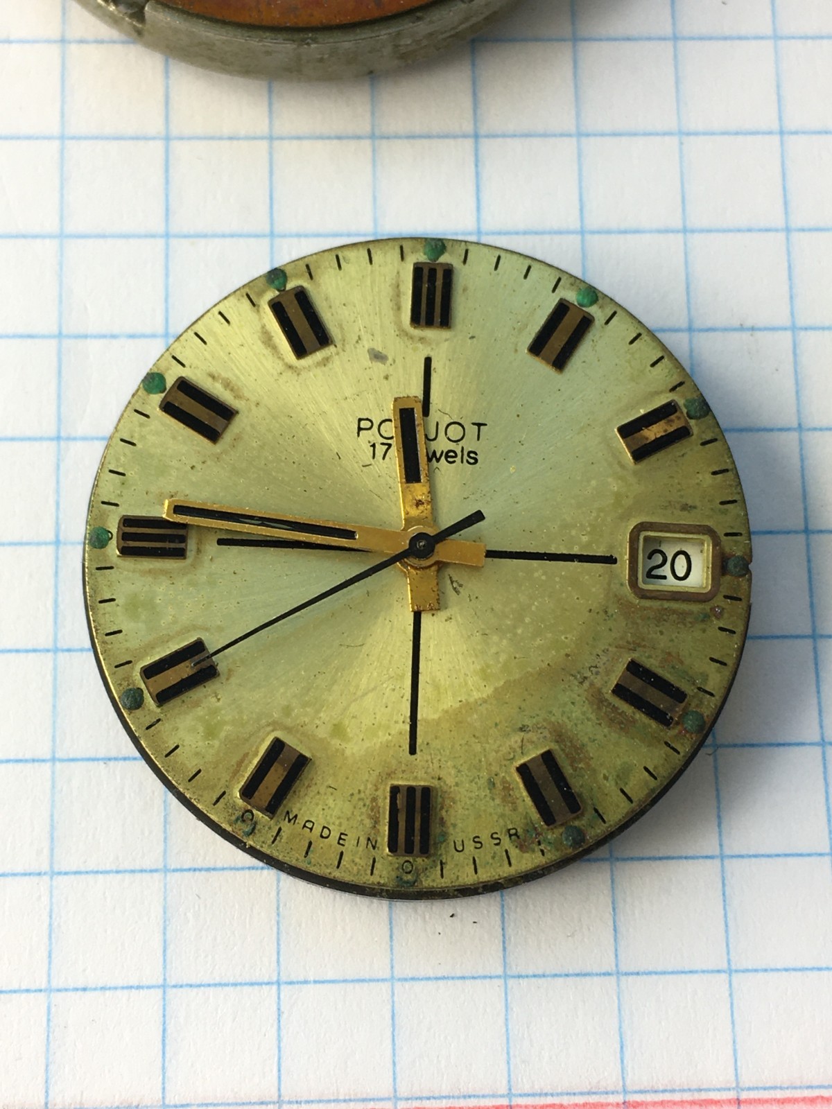 MOVEMENTS (10pcs) FOR MENS WRIST WATCH Vostok Slava etc. USSR for parts