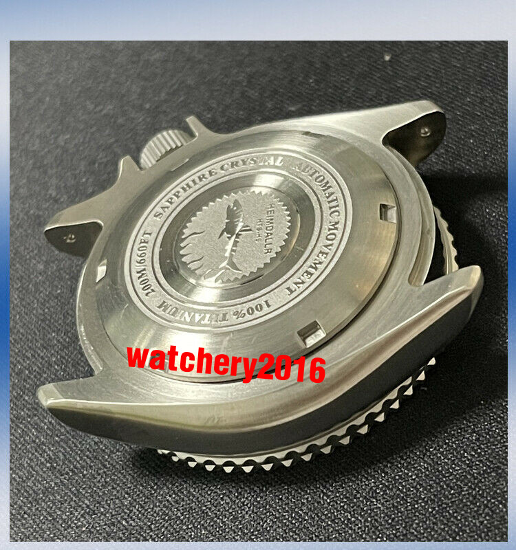 Titanium Watch Case Prevent Allergy Sapphire Glass fit NH35 NH36A SKX007 watch