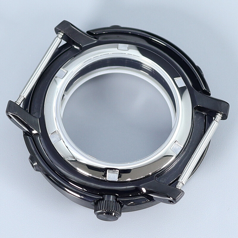 43.3mm Seiko Tuna Watch Case Parts Sapphire Glass For Seiko Nh35 Nh36/38Movement
