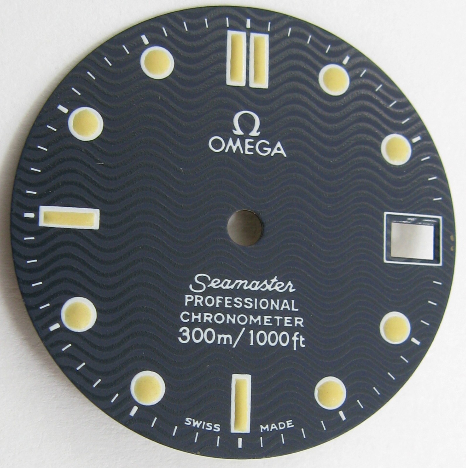 Omega black Dial Seamaster Chronometer Watch 300 m diameter 26 mm