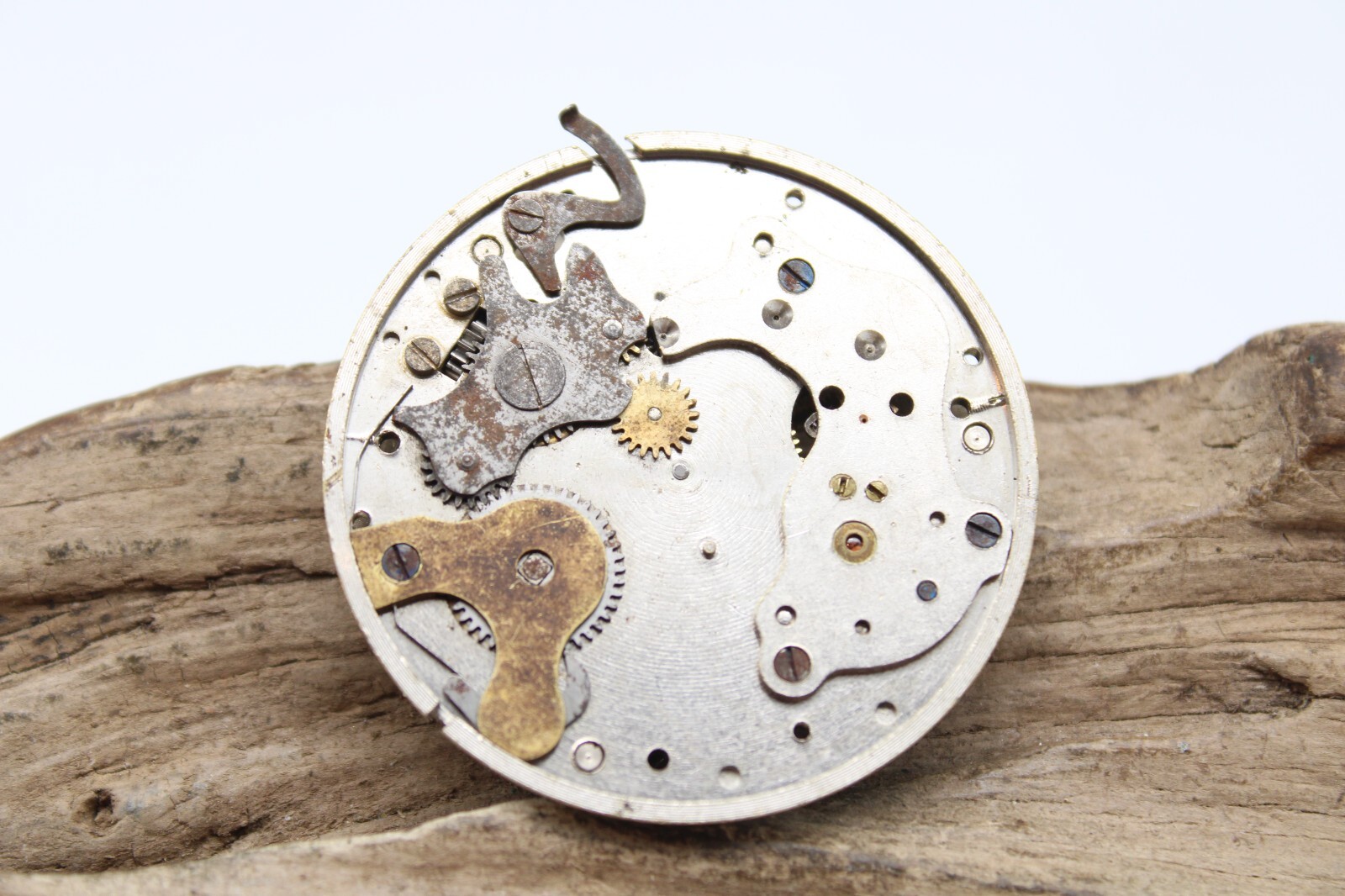 NY STANDARD PERFECTION USA 6626827 POCKET WATCH MOVEMENT 42.7mm FOR REPAIR (BT3)