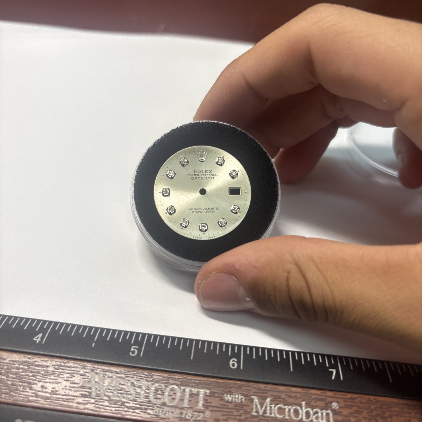 Rolex 36mm Old Style Dial As Is Custom Diamond Dial