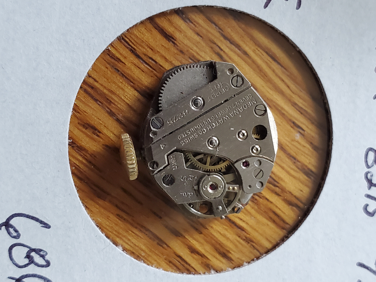 LADIES MEDANA 8275 7J WRIST WATCH MOVEMENT #686