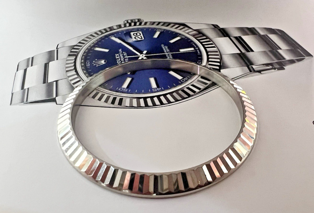 Rolex BEZEL 18K WHITE GOLD DATEJUST 41 MM REF 126334 AUTHENTIC SWISS MADE