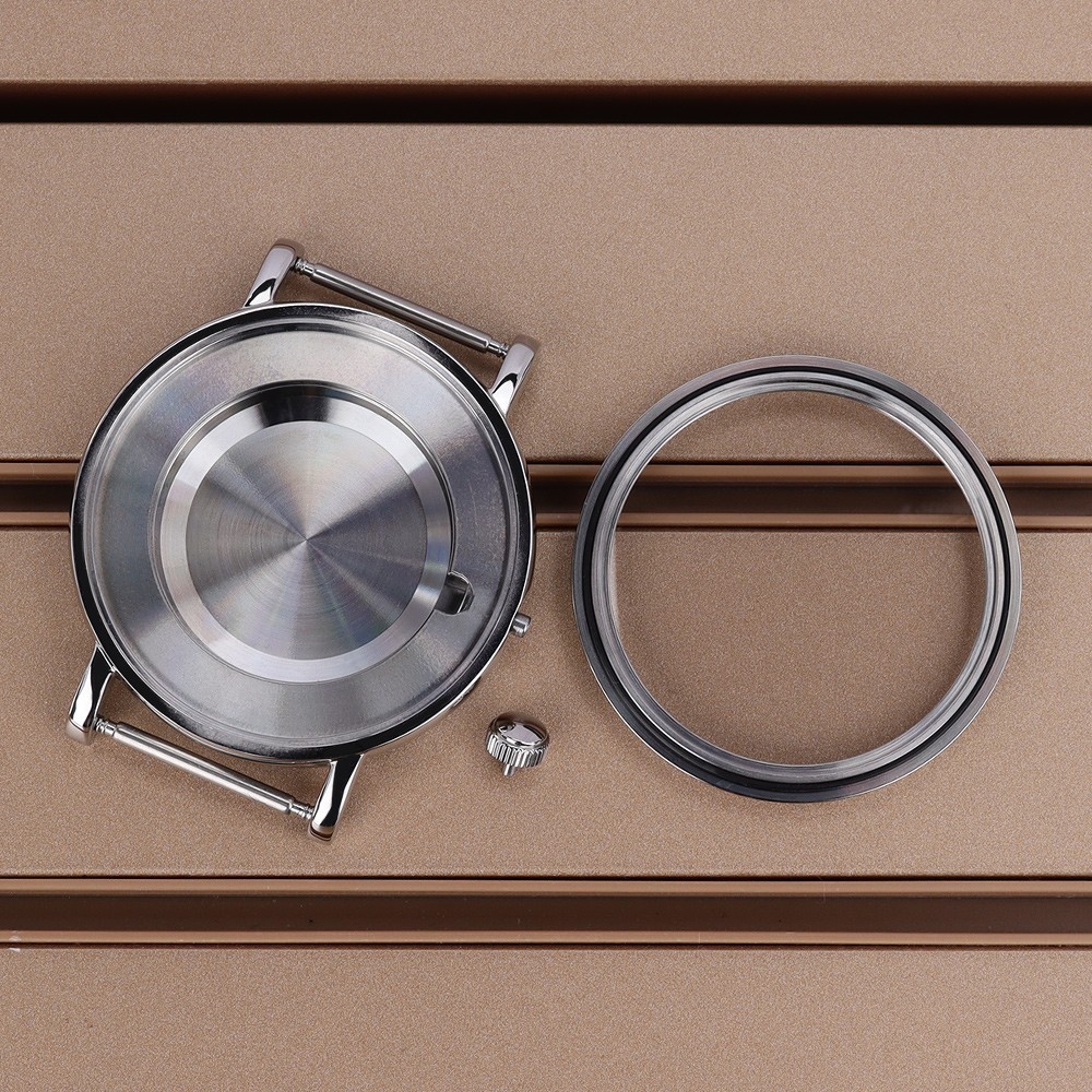 For Eta 2824 PT5000 Movement 40mm Polished Watch Case 316L Stainless Steel 10ATM