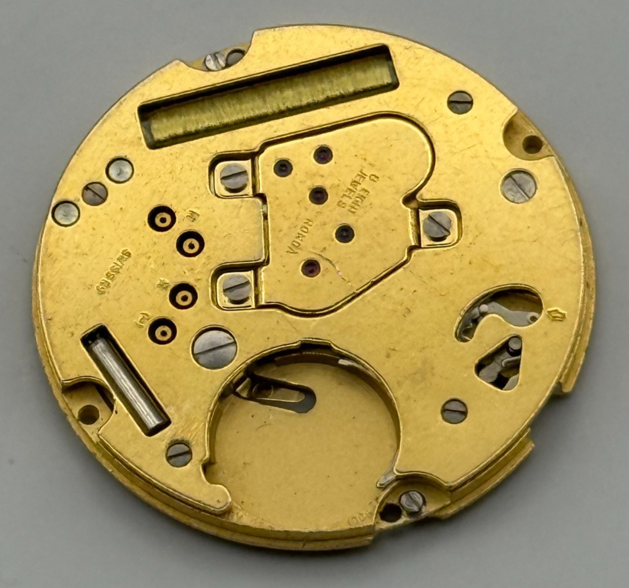 Ronda 1006 Watch Movement Quartz Swiss 8 Jewels Vintage Parts Repair 23.6mm