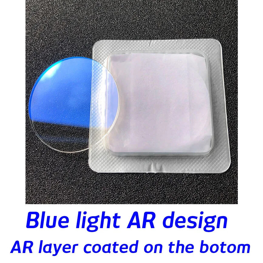1.2mm Blue AR Coating Sapphire Glass Watch Lens Flat Round Watch Crystal 26-40mm
