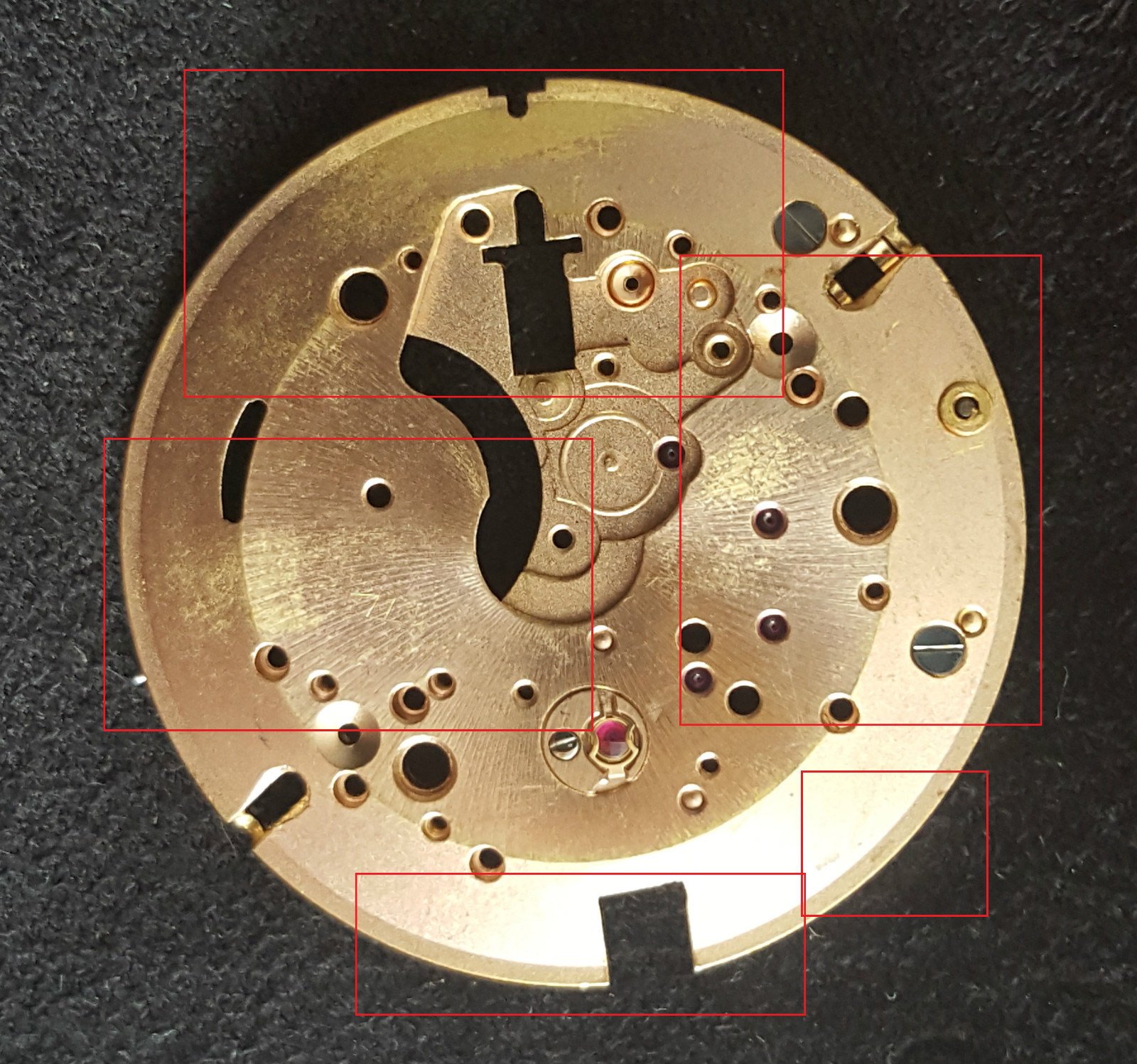 Omega Caliber 342 Part Number 1000 (Mainplate)