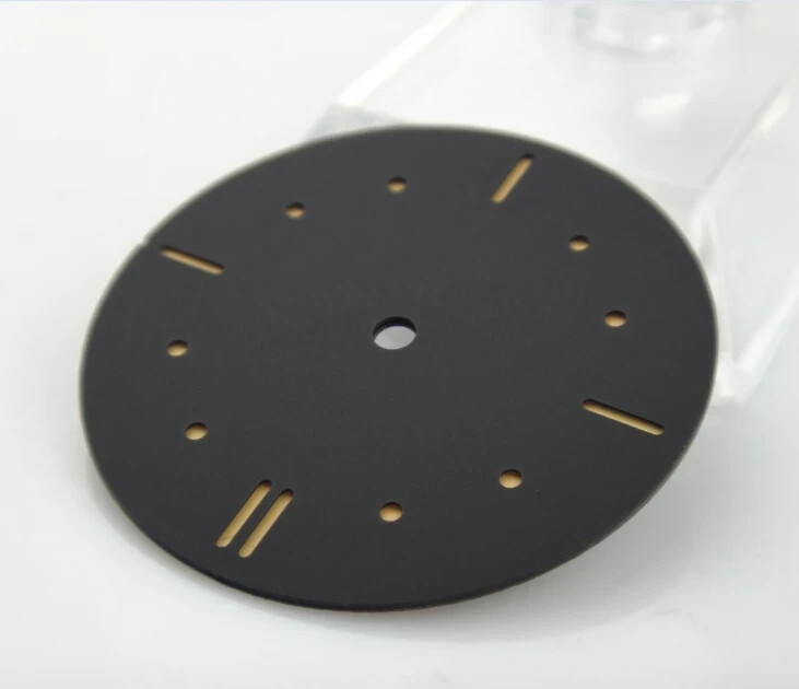 39mm black dial Dot number Green luminous for eta6497 6498 ST3600 ST3621
