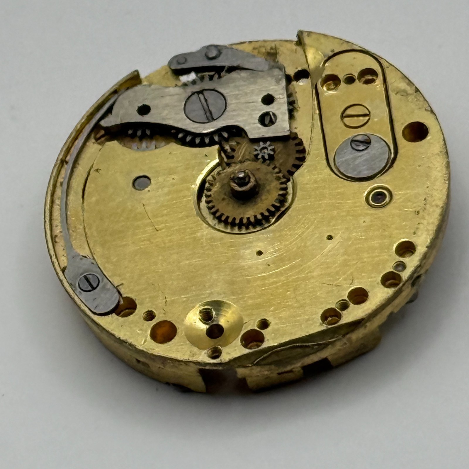 James Walker London Watch Movement Swiss Manual Wind Vintage Parts Repair 23.3mm