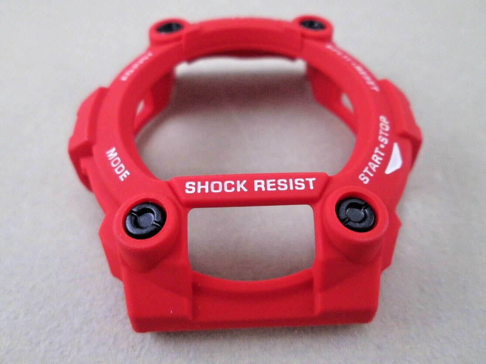 Genuine Casio G-Shock G-Rescue G-7900A red resin watch bezel & decorative screws