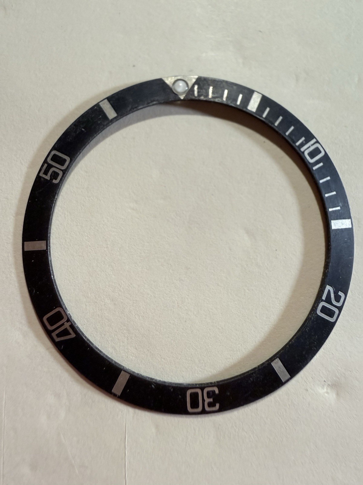 VINTAGE ROLEX SUB Bezel ￼ Insert, 5513, 1680, 5512, Faded ” Genuine” ￼