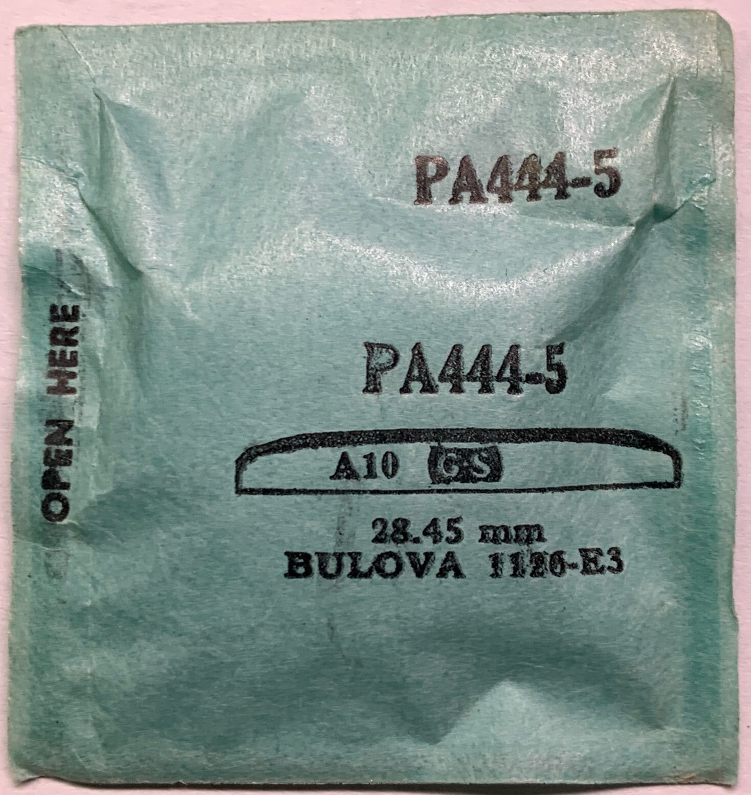 Original NOS G-S “PA” Wristwatch Crystals #444-5 – 464 Variations Available!