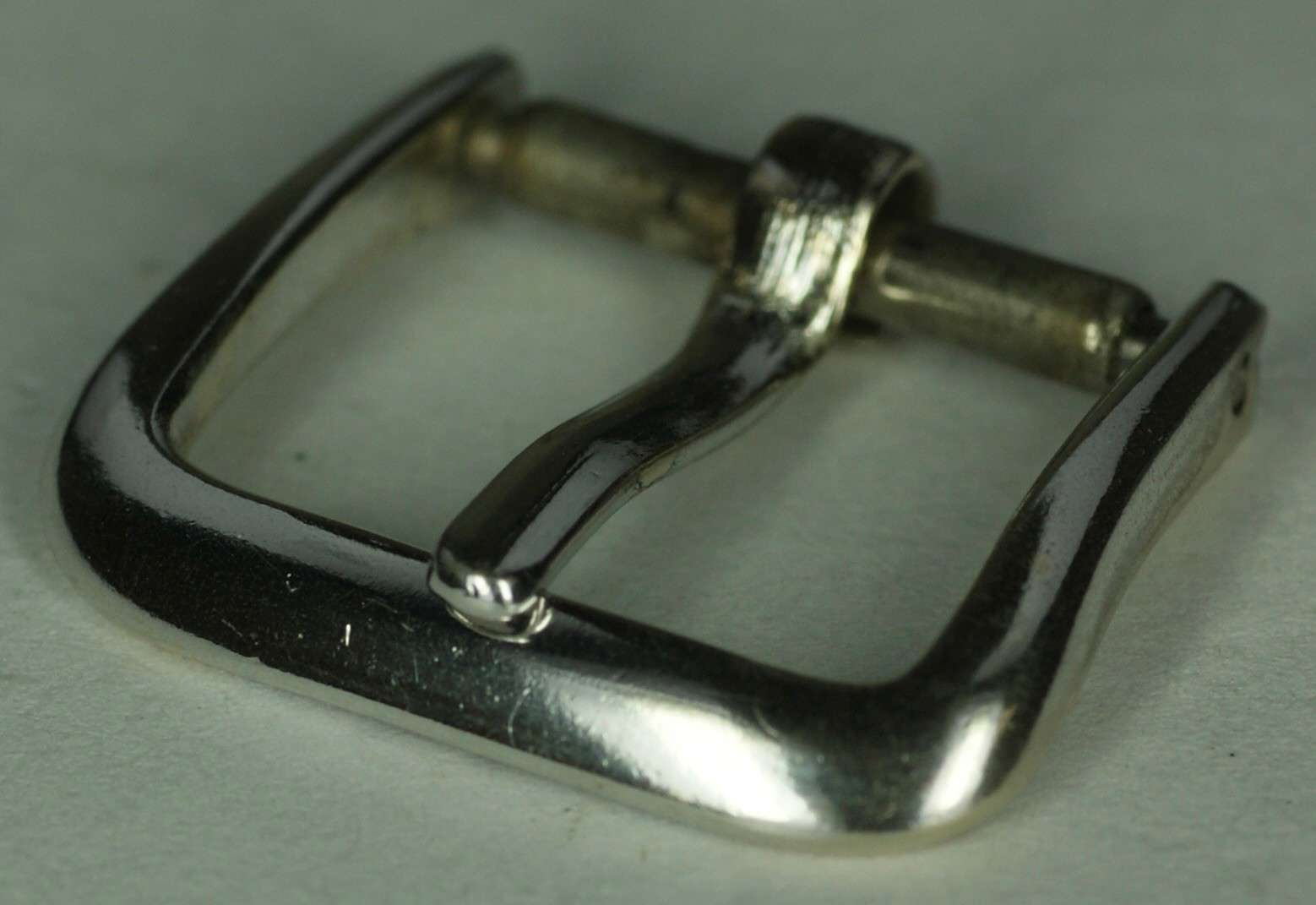 LONGINES Rare 14K White Gold Vintage 12/14mm Watch Buckle Tang Strap End Part