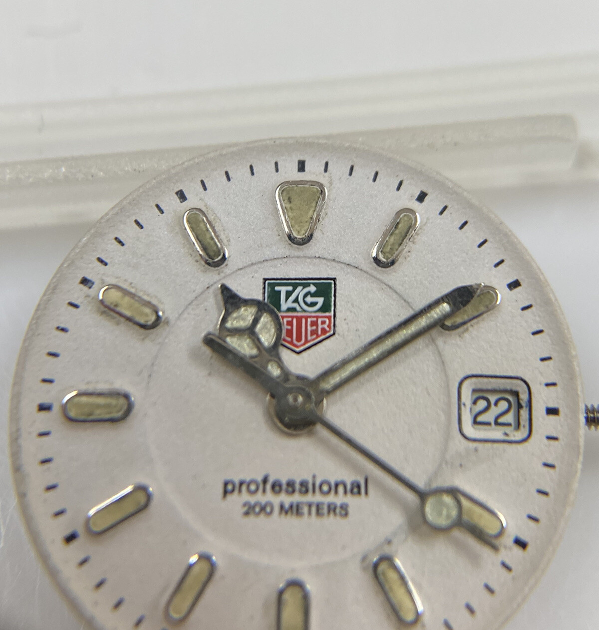 Genuine Tag Heuer Professional WG1312 White Dial W/ Movement