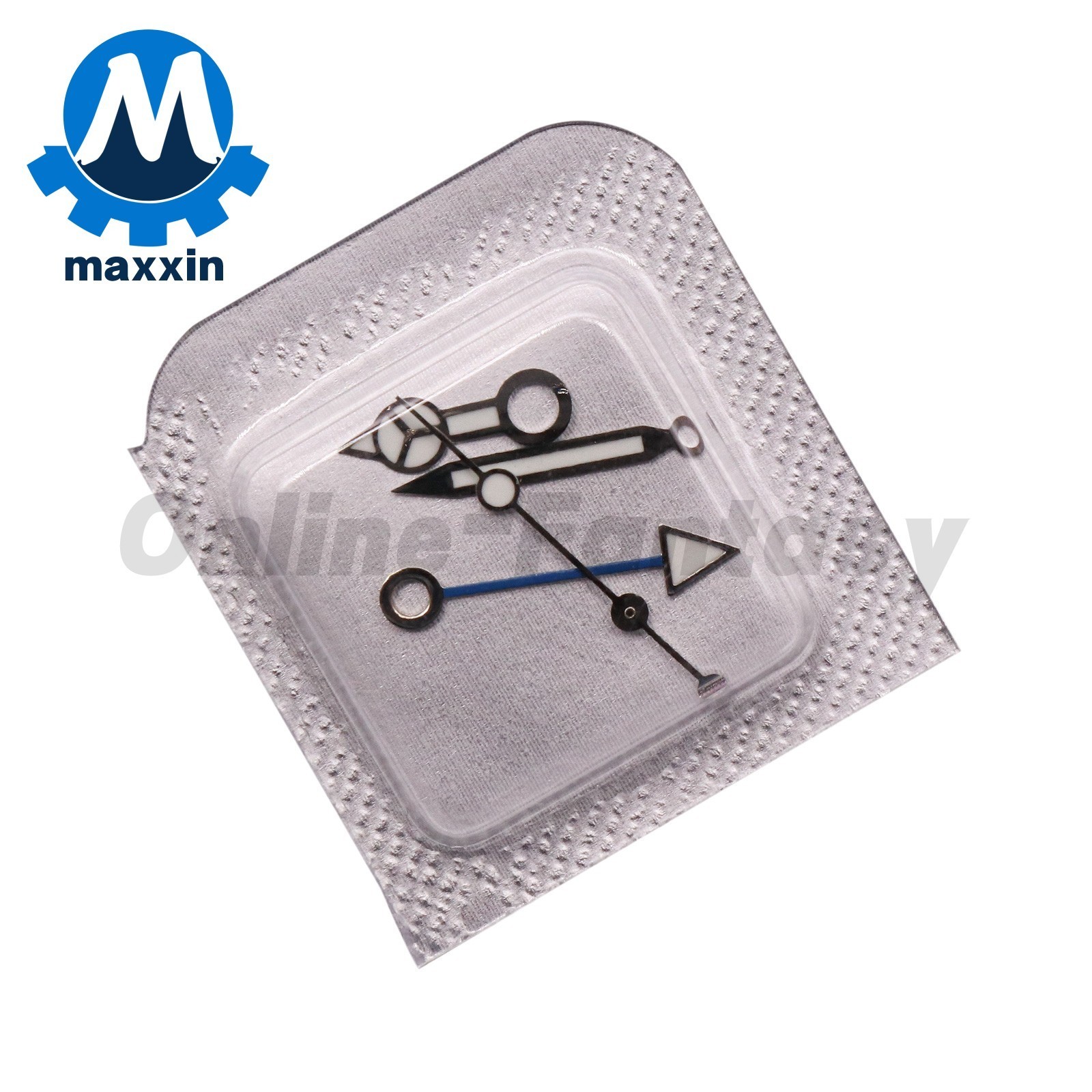 Blue Lume Watch Hand For Silver 116710 116713 Rolex GMT 3186 Chromolight Batman