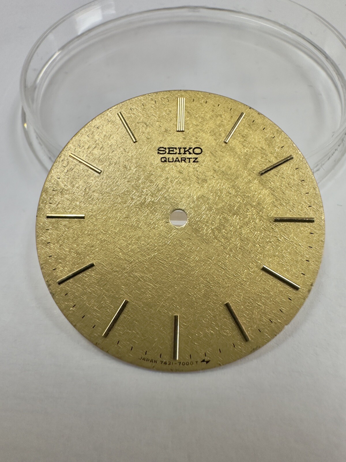 Genuine Vintage Seiko Quartz 7431-7000 Gold Tone Dial