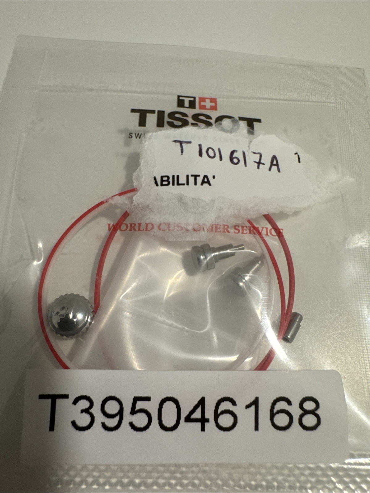 Tissot PR 100 T101617A Complete Gasket Kit, Crown Tube, Crown, Buttons