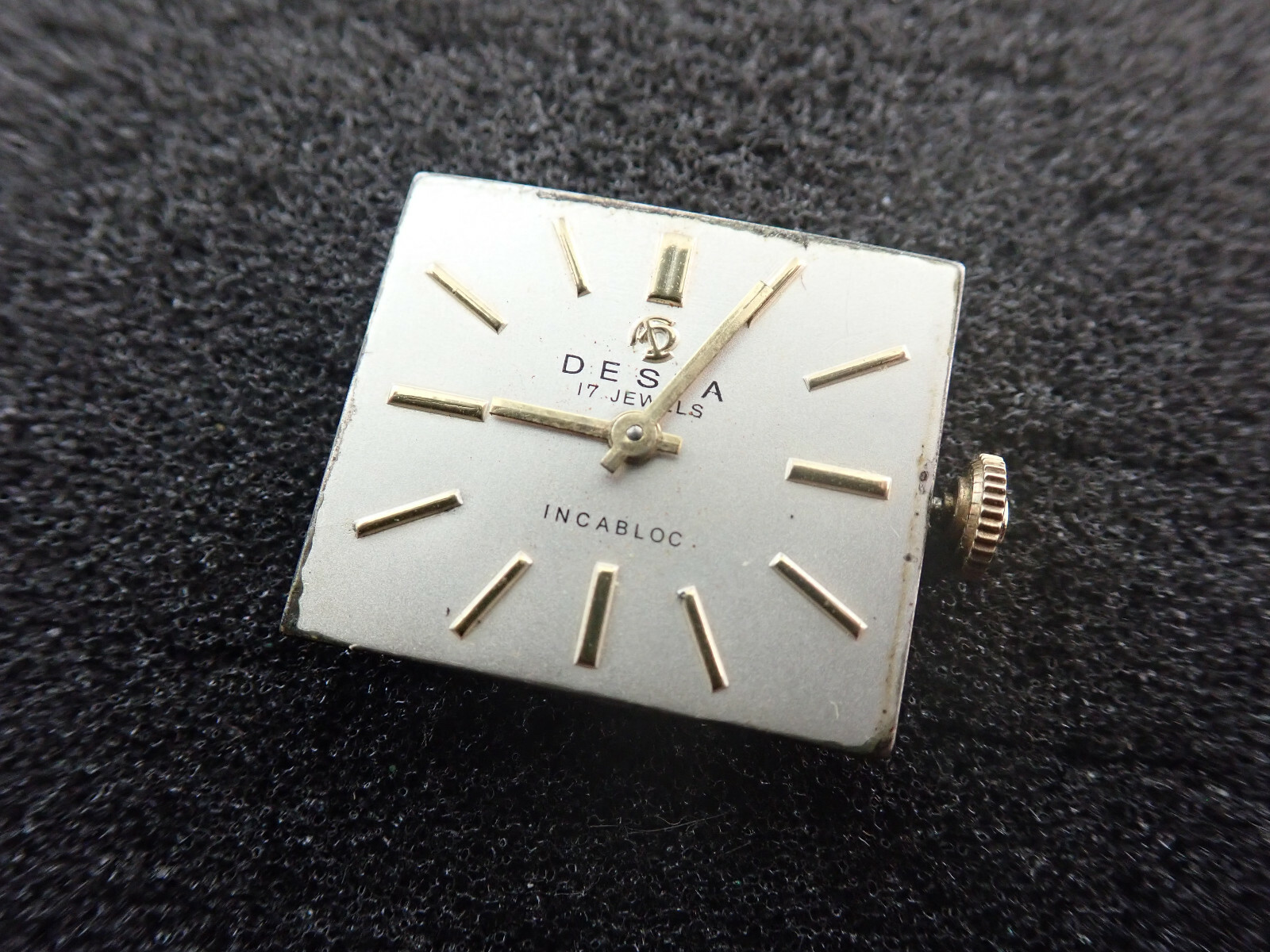 VINTAGE LADIES 17.2MM DESTA WATCH CO. WRIST WATCH MOVEMENT CAL. 4122 – RUNNING