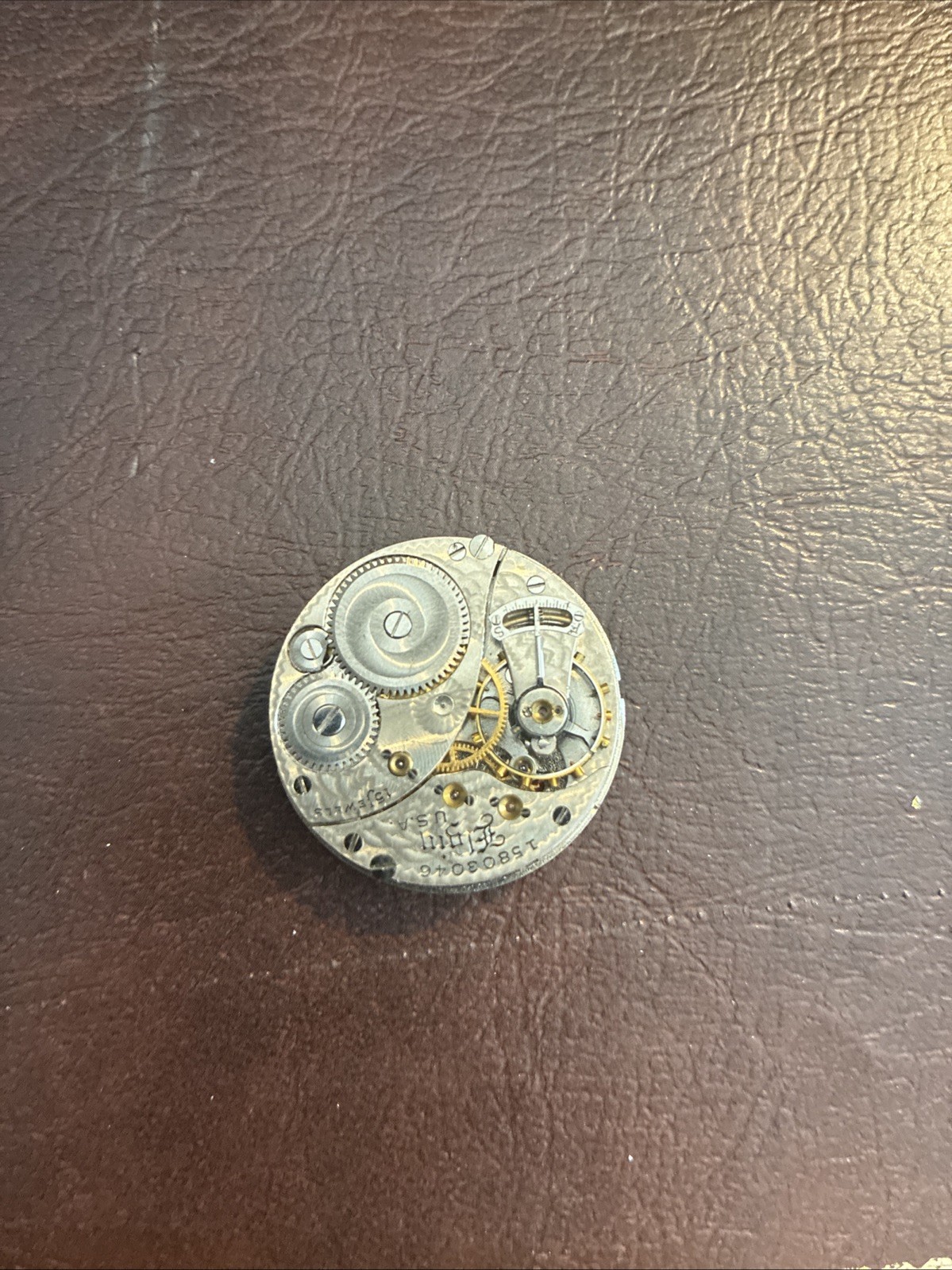 Elgin 15j Movement Grade 354 Size 0s For Parts