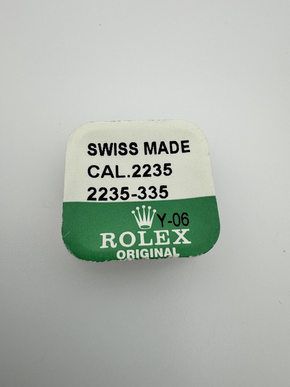 Rolex Original 2235, 335 Minute Pinion With Cannon Genuine New Old Stock Sealed