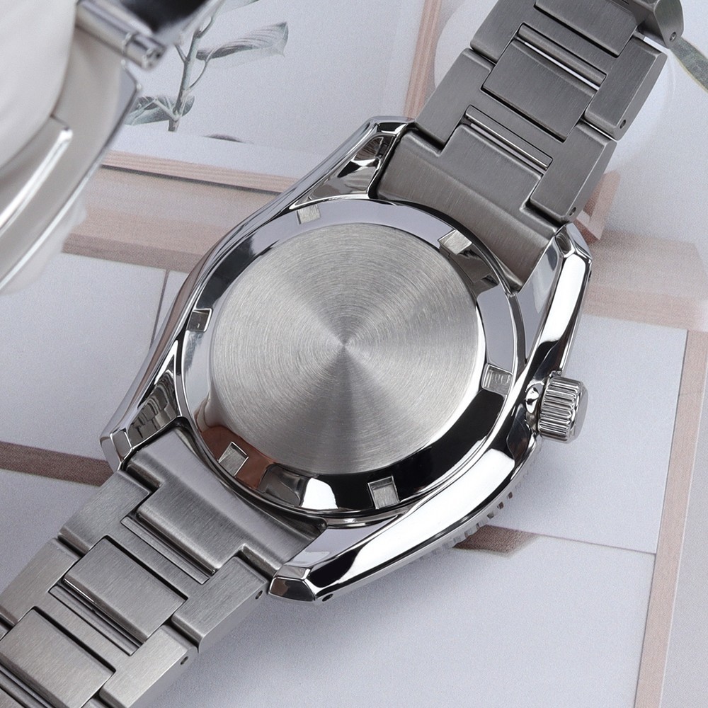 Steel Bezel 42mm Watch Cases Wristband 62MAS Mod Solid Back For Seiko NH35 NH38