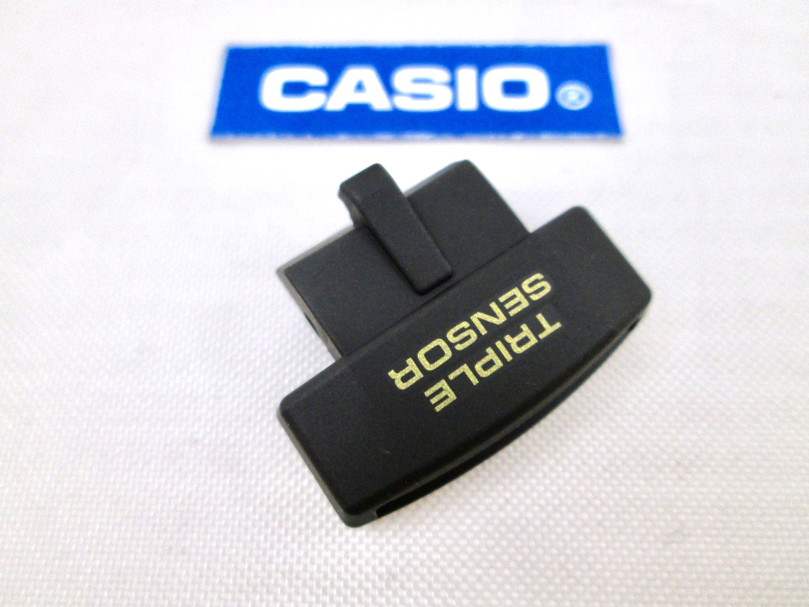 Genuine Casio PRW-3100G PRW-6000SG black resin band bottom cover end piece @ 12